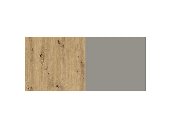 STAURAUMSCHRANK Kuki Bernstein Eiche / platingrau 50 / 40 / 193 cm