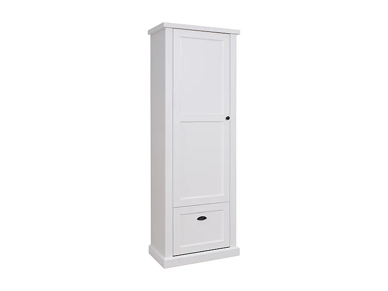 GARDEROBENSCHRANK Galineo 71,5 / 41,5 / 200 cm weiß