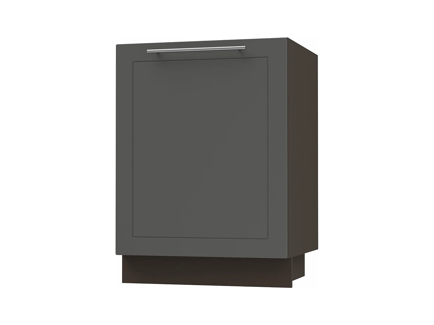 KÜCHENUNTERSCHRANK Kvantum D1D/50 Graphit Matt / Lava Matt 50 / 50 / 82cm