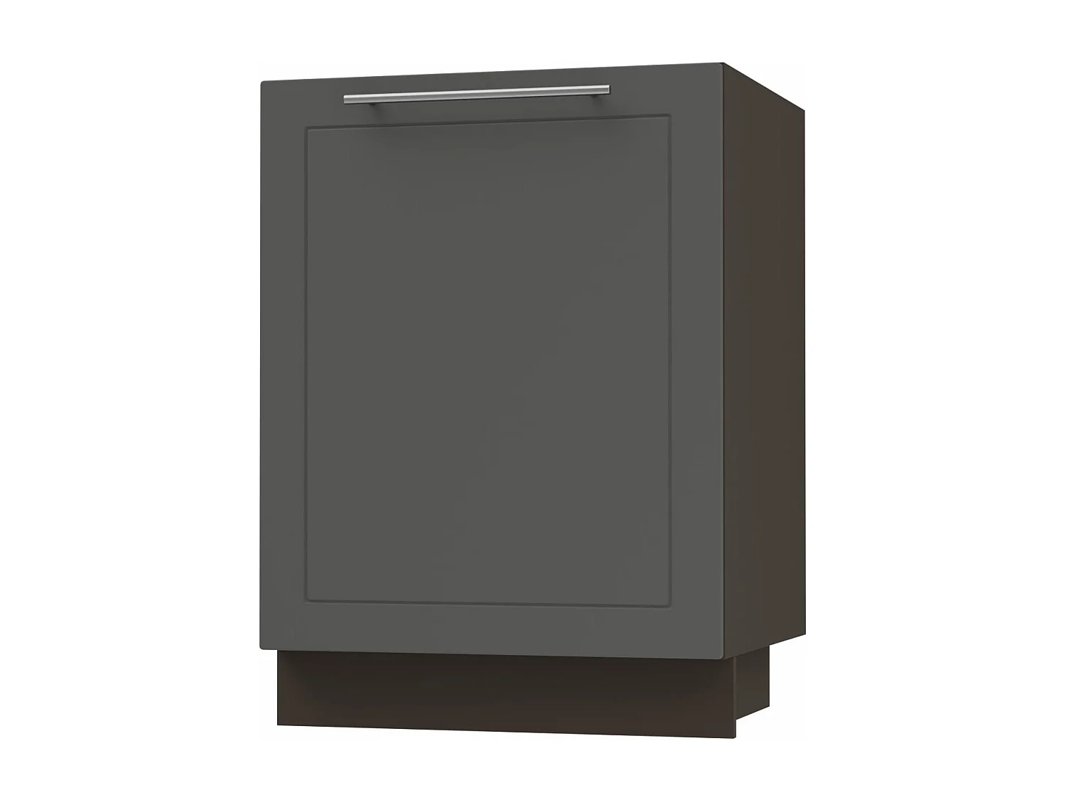 KÜCHENUNTERSCHRANK Kvantum D1D/50 Graphit Matt / Lava Matt 50 / 50 / 82cm