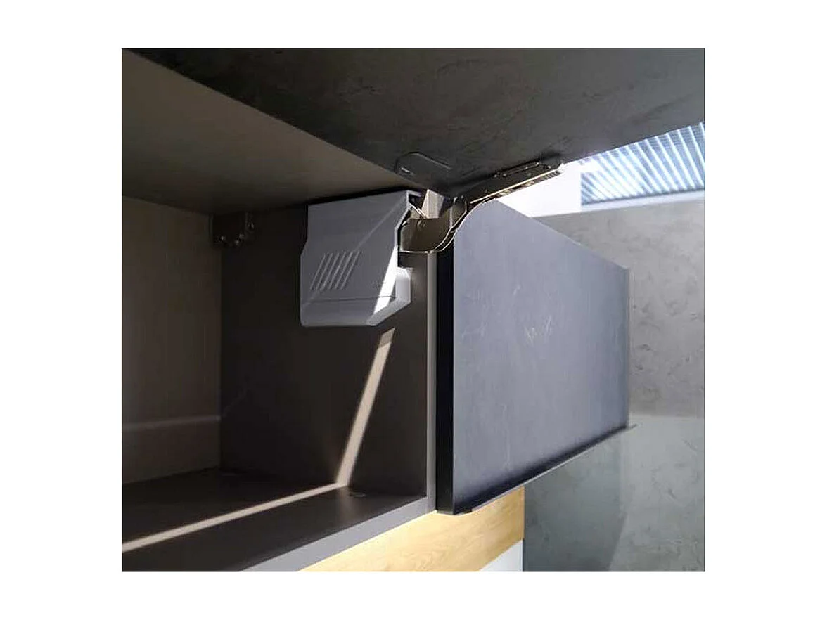 KLAPPHÄNGESCHRANK Kvantum W4B/80-AV Mint Matt / Weiß Matt 80 / 32,5 / 36cm