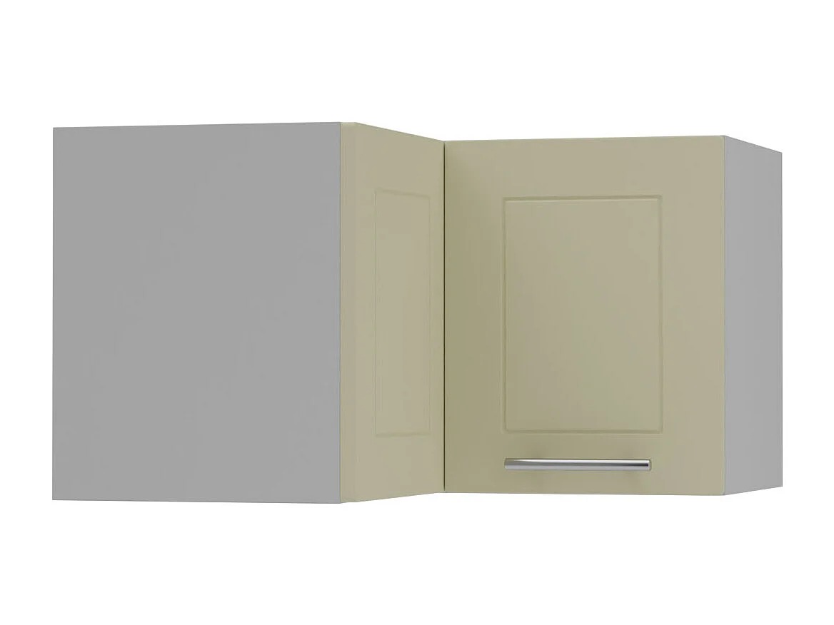 ECKHÄNGESCHRANK Kvantum W12/60/36 Vanille Matt / Grau Matt 60 / 60 / 36cm