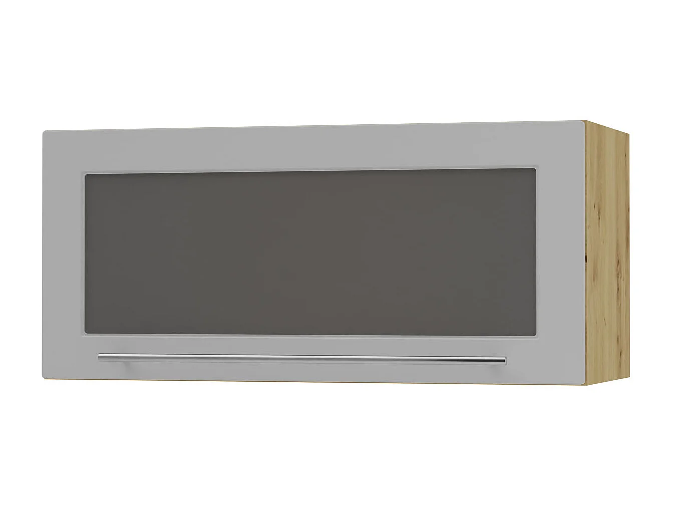 KLAPPHÄNGESCHRANK Kvantum W4BS/80 Dust Grey Matt / Eiche Artisan Matt 80 / 32,5 / 36cm