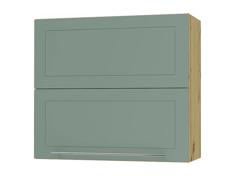 KÜCHENHÄNGESCHRANK Kvantum W8B/80 Mint Matt / Eiche Artisan Matt 80 / 32,5 / 72cm