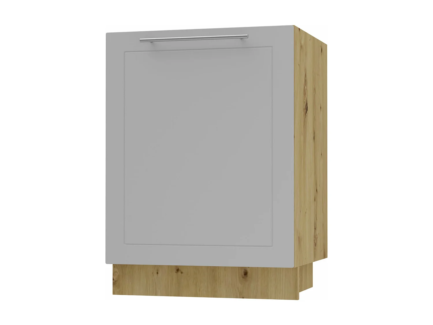 KÜCHENUNTERSCHRANK Kvantum D1D/60 Dust Grey Matt / Eiche Artisan Matt 60 / 50 / 82cm