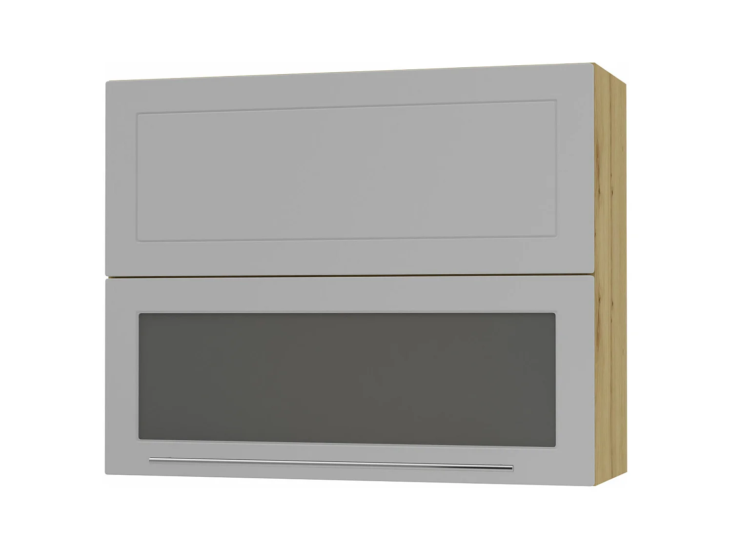 KÜCHENHÄNGESCHRANK Kvantum W8BS/90 Dust Grey Matt / Eiche Artisan Matt 90 / 32,5 / 72cm