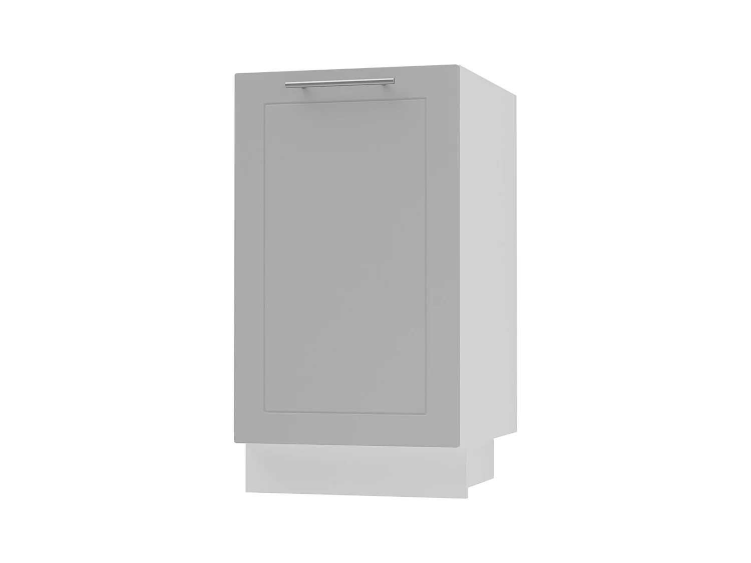 KÜCHENUNTERSCHRANK Kvantum D1D/45 Dust Grey Matt / Weiß Matt 45 / 50 / 82cm
