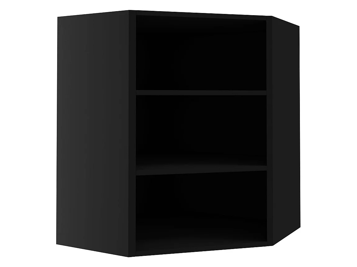KÜCHENHÄNGESCHRANK Kvantum W10/60 Beige Matt / Schwarz Matt 60 / 60 / 72cm