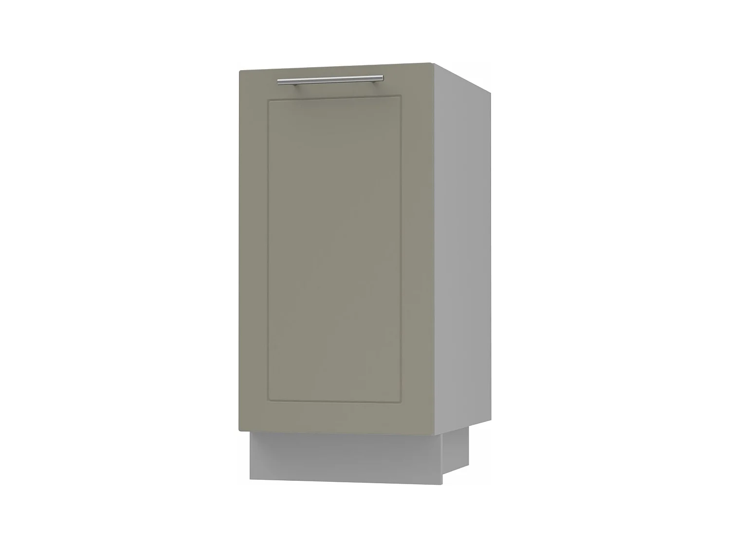 KÜCHENUNTERSCHRANK Kvantum D1D/40 Beige Matt / Grau Matt 40 / 50 / 82cm