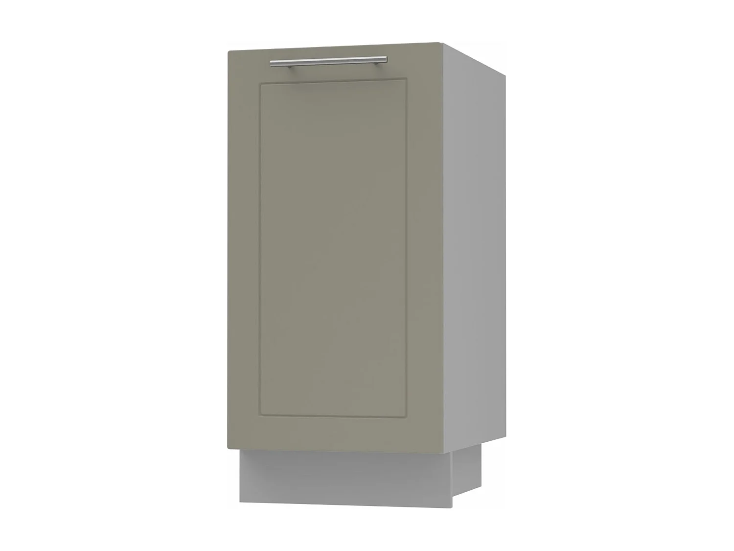 KÜCHENUNTERSCHRANK Kvantum D1D/40 Beige Matt / Grau Matt 40 / 50 / 82cm