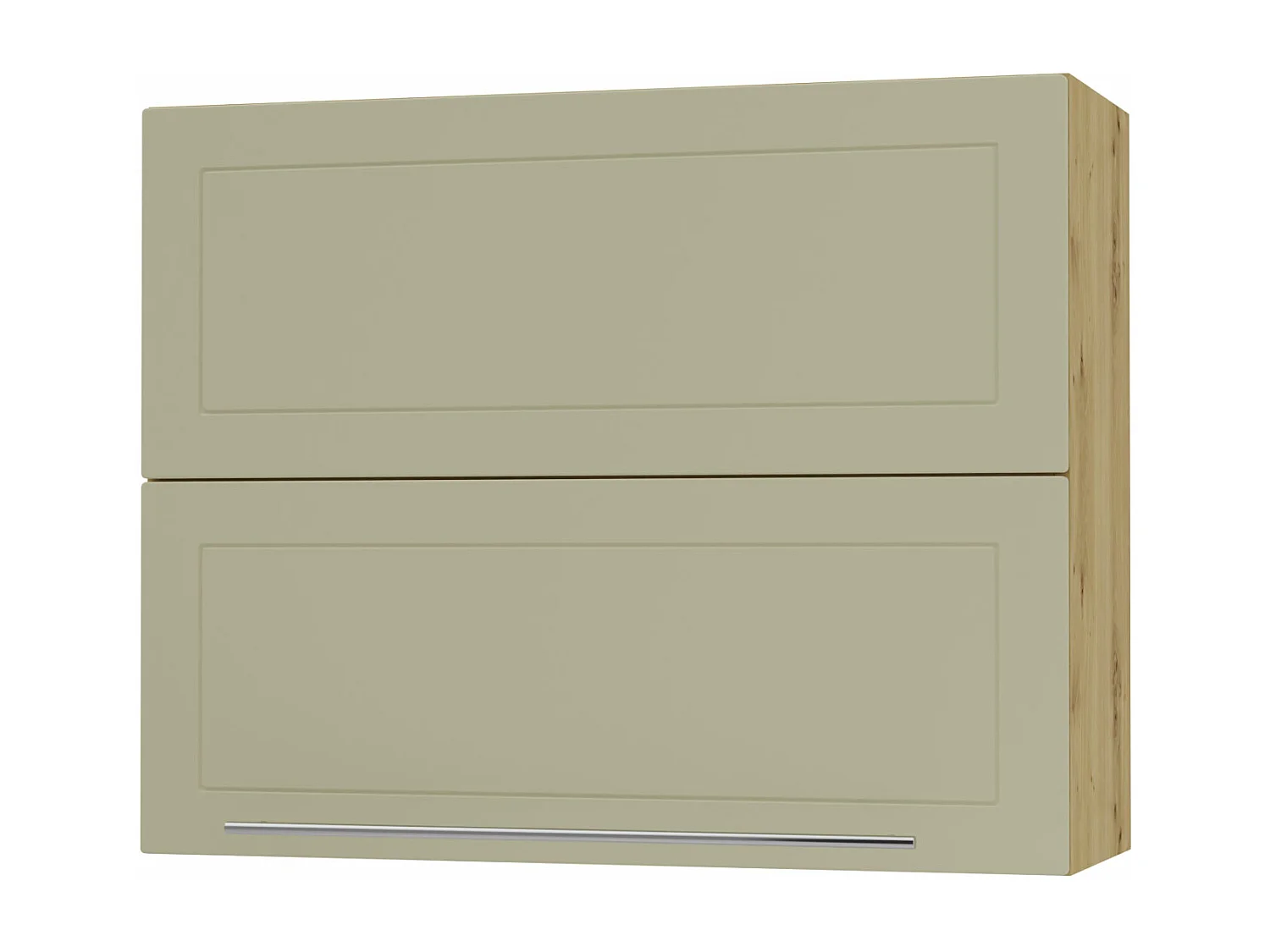 KÜCHENHÄNGESCHRANK Kvantum W8B/90 Vanille Matt / Eiche Artisan Matt 90 / 32,5 / 72cm