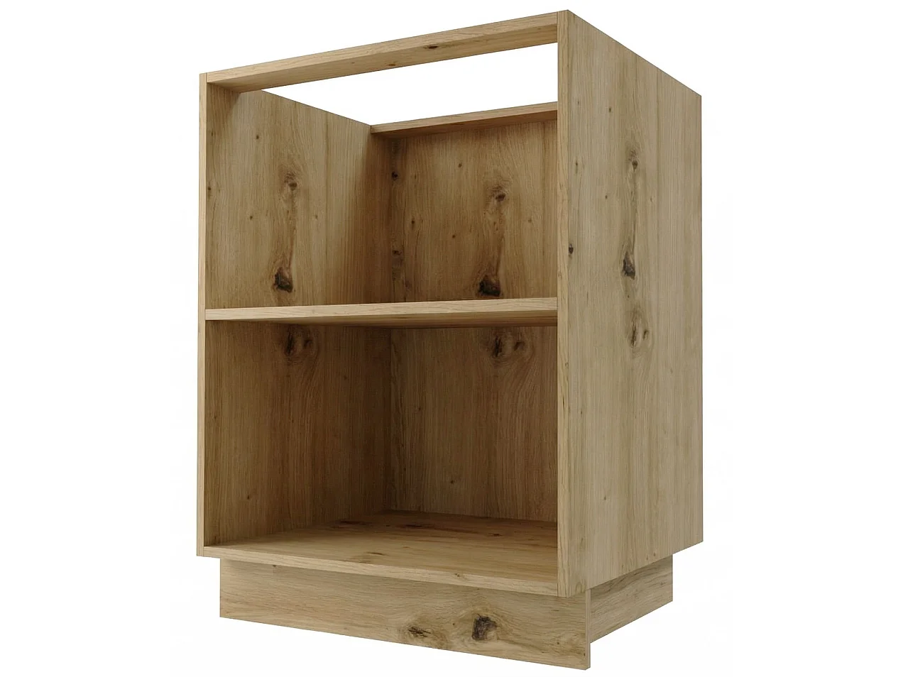 KÜCHENUNTERSCHRANK Kvantum D1D/60 Vanille Matt / Eiche Artisan Matt 60 / 50 / 82cm