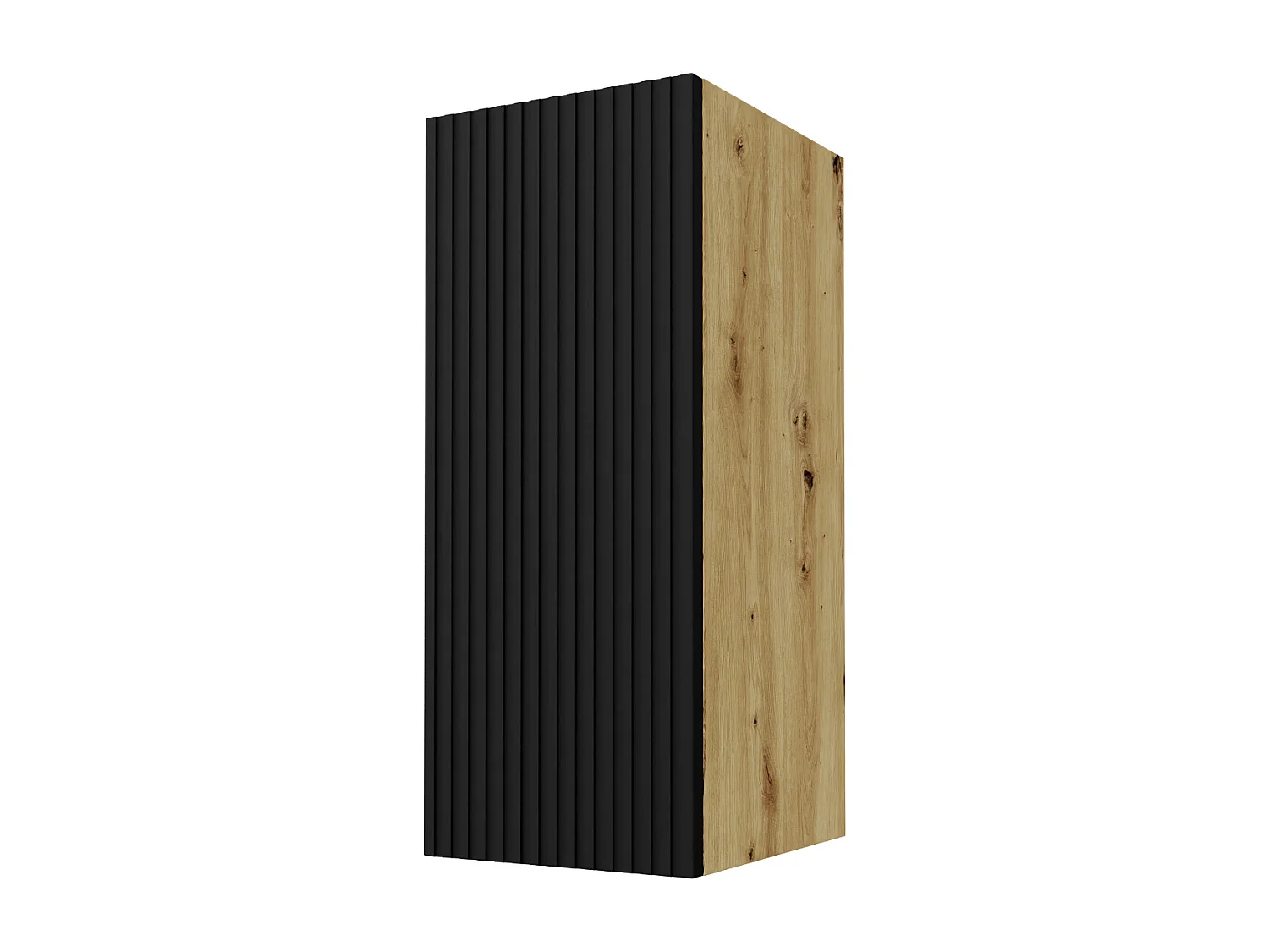 HÄNGESCHRANK Lamello W2/30 Schwarz Matt / Eiche Artisan 30 / 32,5 / 72cm