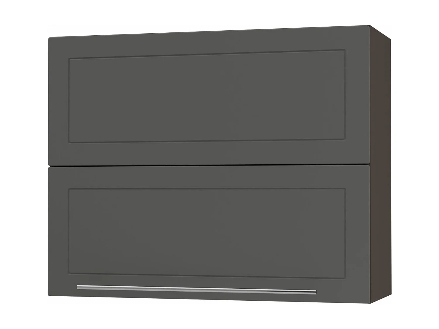 KÜCHENHÄNGESCHRANK Kvantum W8B/90 Graphit Matt / Lava Matt 90 / 32,5 / 72cm