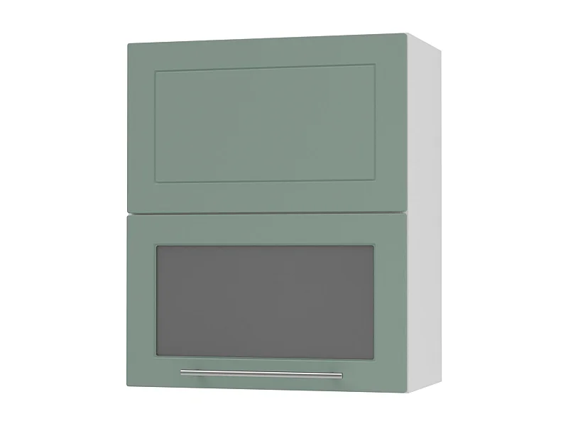 KÜCHENHÄNGESCHRANK Kvantum W8BS/60 Mint Matt / Weiß Matt 60 / 32,5 / 72cm