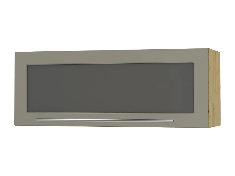 KÜCHENHÄNGESCHRANK Kvantum W4BS/90-AV Beige Matt / Eiche Artisan Matt 90 / 32,5 / 36cm