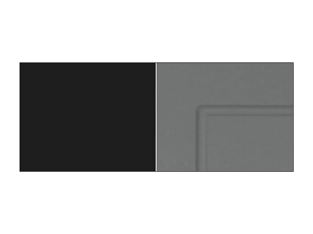 ECKHÄNGESCHRANK Kvantum W10/60/36 Dust Grey Matt / Schwarz Matt 60 / 60 / 36cm
