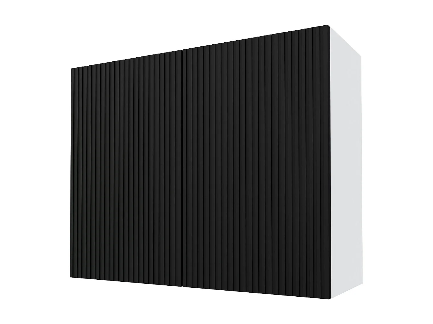 KÜCHENHÄNGESCHRANK Lamello W3/90 Schwarz Matt / Weiß 90 / 32,5 / 72cm