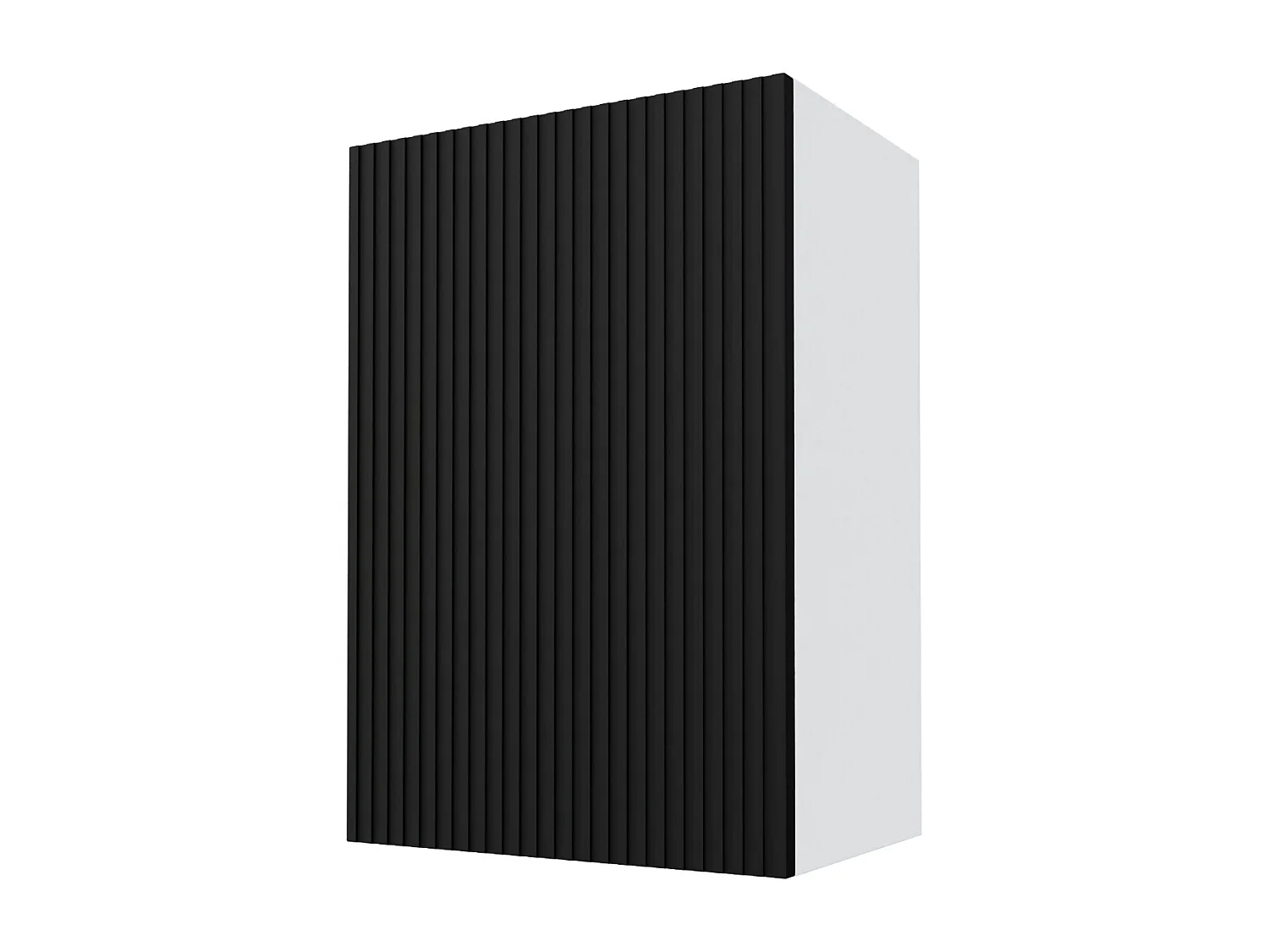 KÜCHENHÄNGESCHRANK Lamello W2/50 Schwarz Matt / Weiß 50 / 32,5 / 72cm