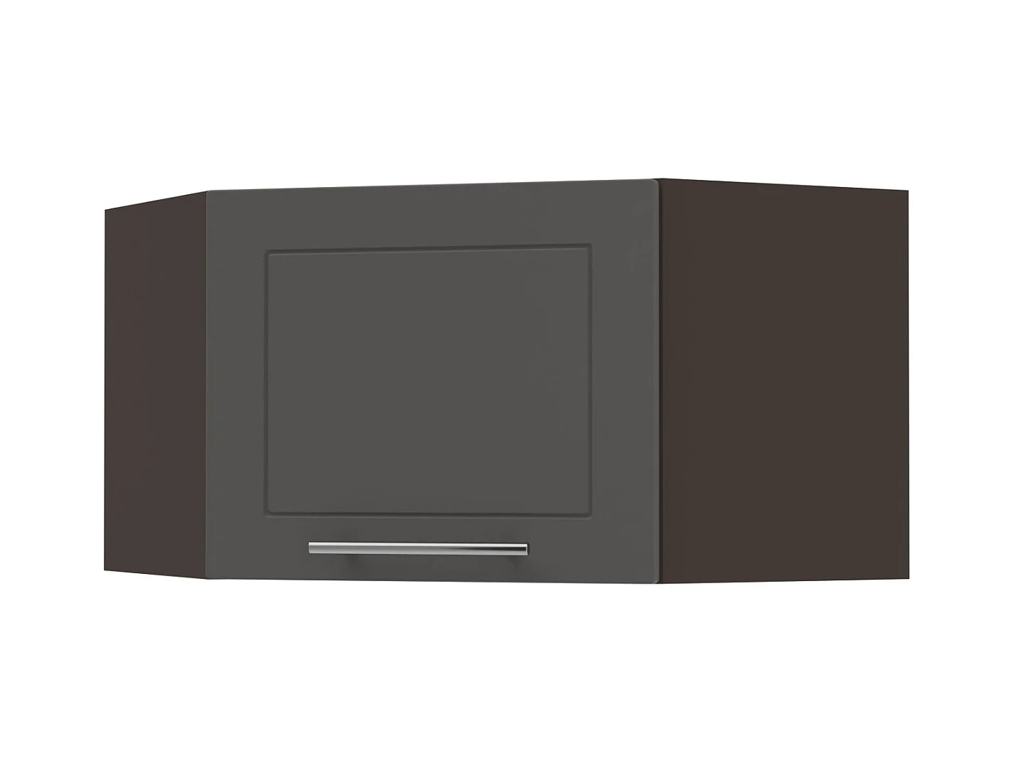 ECKHÄNGESCHRANK Kvantum W10/60/36 Graphit Matt / Lava Matt 60 / 60 / 36cm