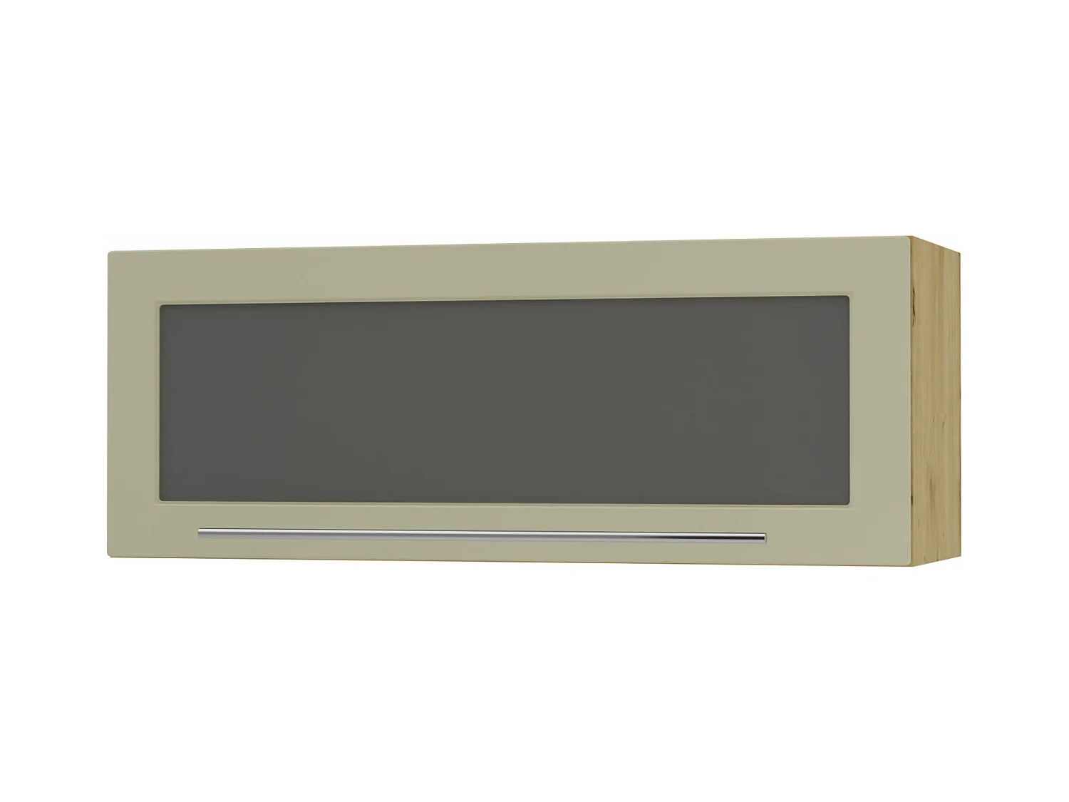 KÜCHENHÄNGESCHRANK Kvantum W4BS/90-AV Vanille Matt / Eiche Artisan Matt 90 / 32,5 / 36cm