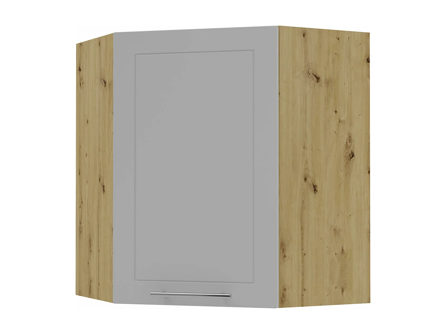 KÜCHENHÄNGESCHRANK Kvantum W10/60 Dust Grey Matt / Eiche Artisan Matt 60 / 60 / 72cm