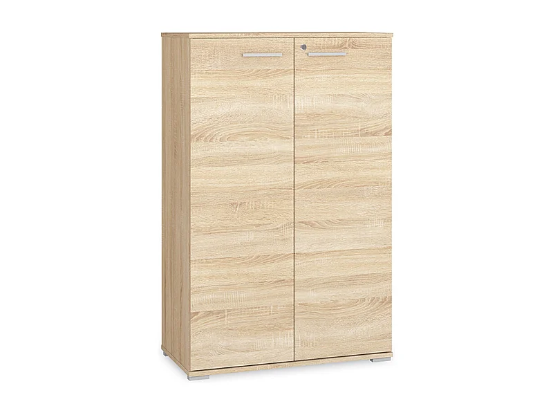 AKTENSCHRANK Optimal Sonoma Eiche hell 79 / 41 / 124cm
