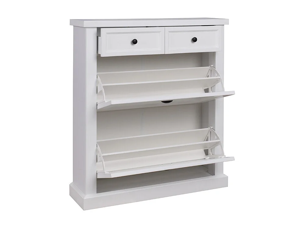 GARDEROBENSCHRANK Galineo weiß 2-teilig