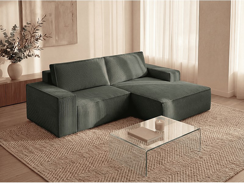 Canapé méridienne convertible Amelia, Vente-unique