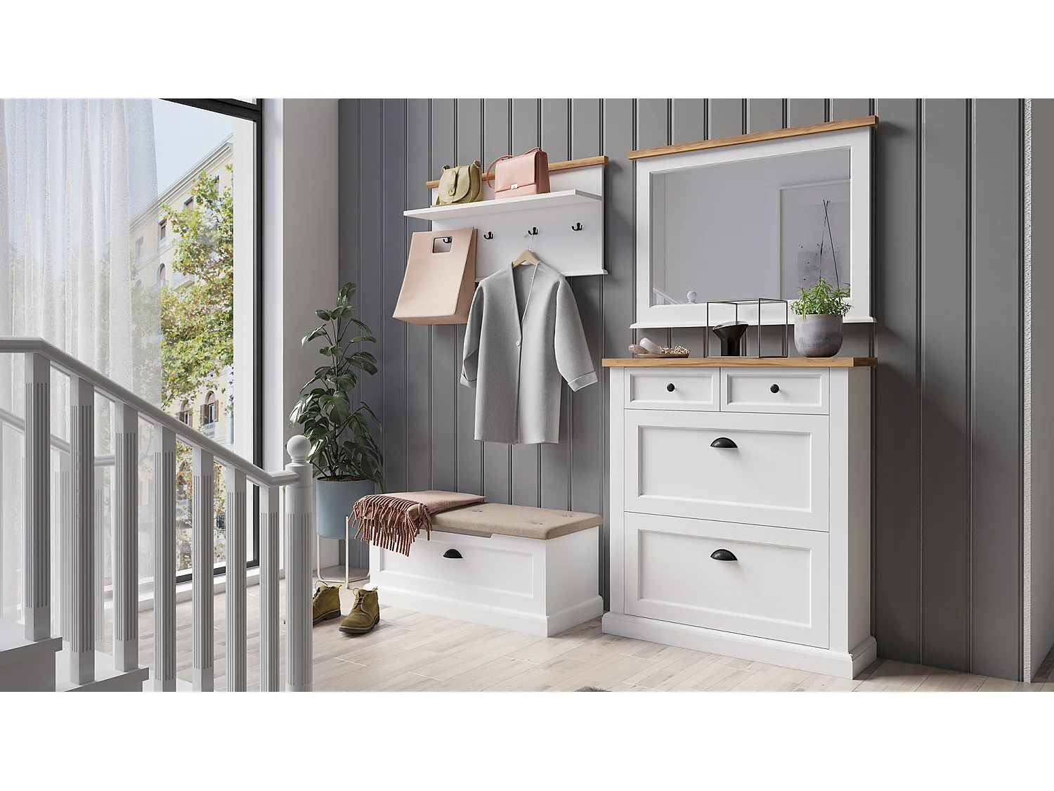 WANDPANEEL Galineo 99 / 22 / 50,5cm