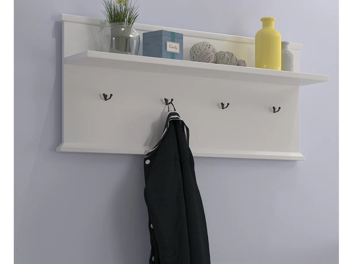 WANDPANEEL Galineo 99 / 22 / 50,5cm weiß