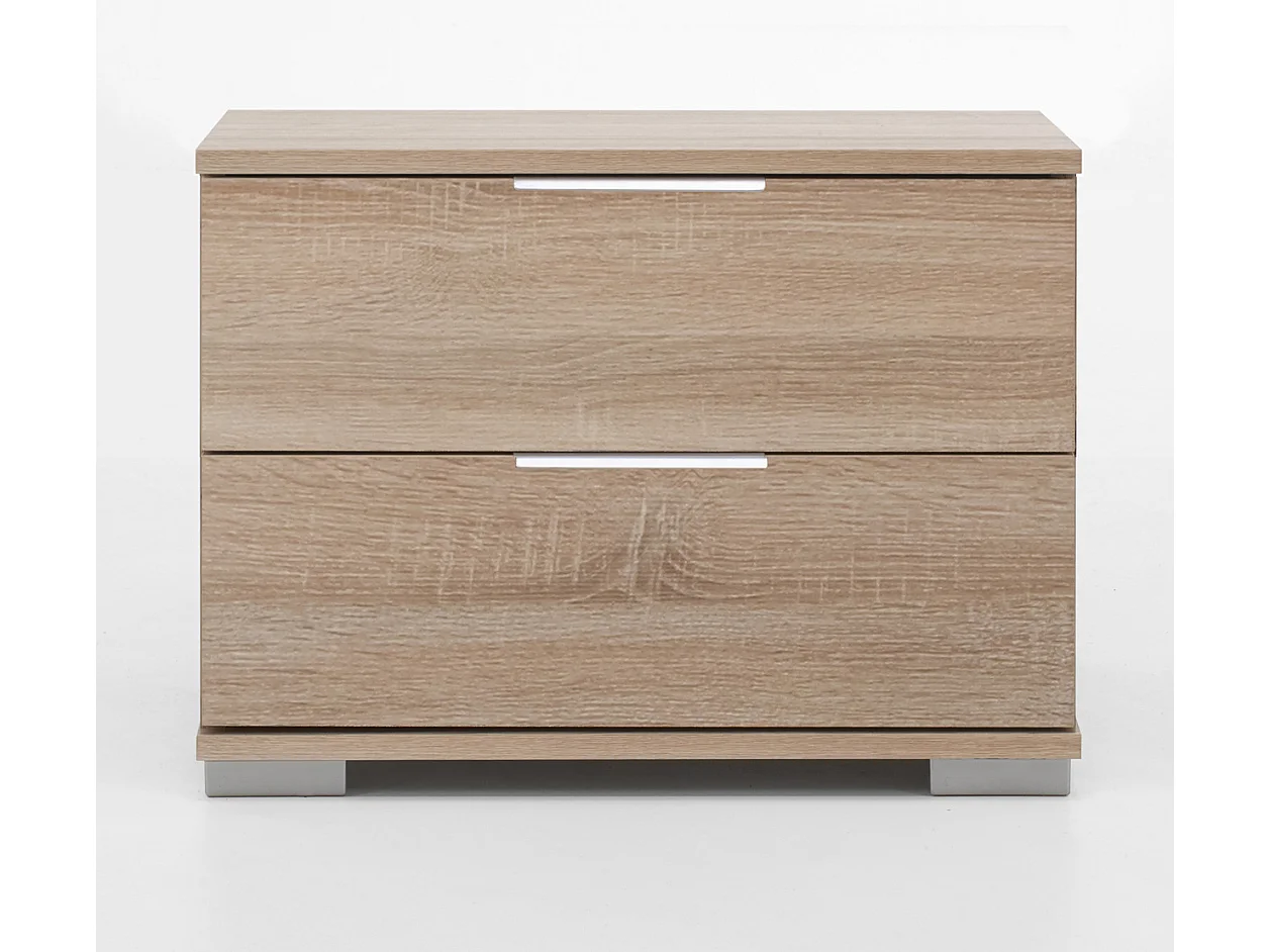 NACHTKONSOLE Easy Plus Eiche Sägerau 52 / 38 / 40cm