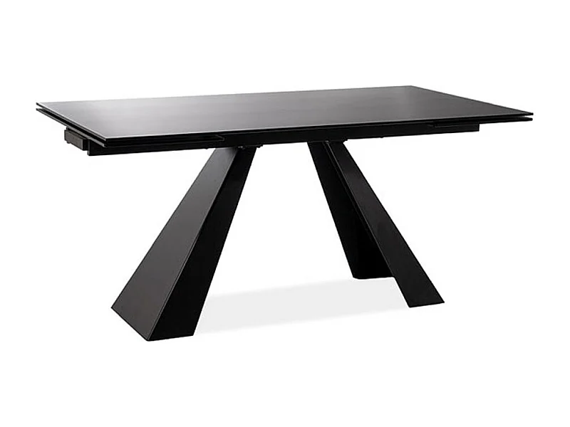 ESSTISCH Salvadore schwarz 160 / 90 / 76cm