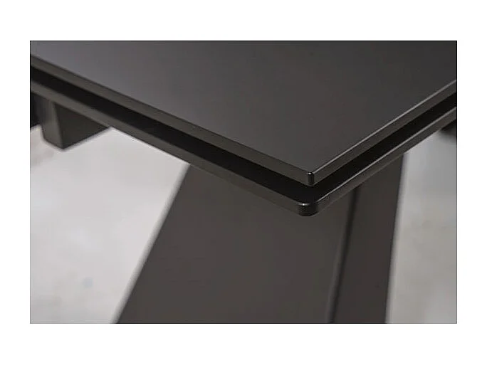 ESSTISCH Salvadore schwarz 160 / 90 / 76cm
