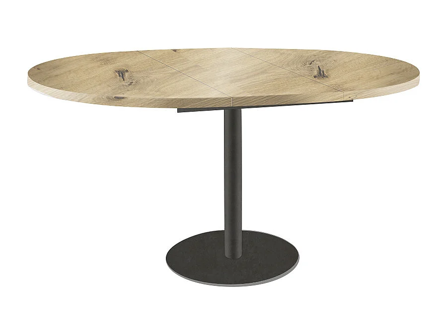 ESSTISCH Borte Eiche Artisan / Graphit 100/138 / 100 / 76cm