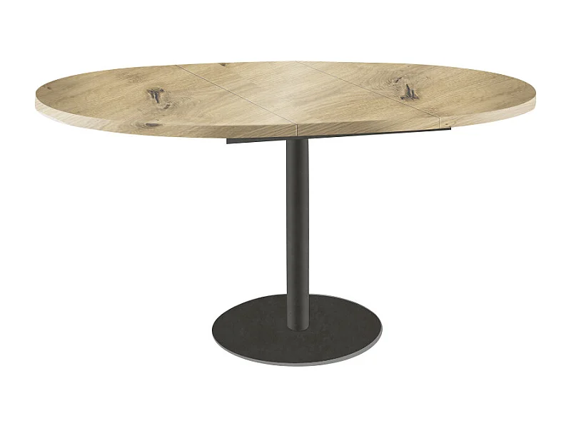 ESSTISCH Borte Eiche Artisan / Graphit 100/138 / 100 / 76cm