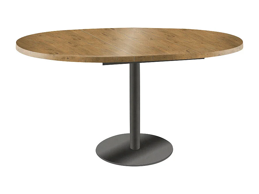 ESSTISCH Borte Eiche Lancelot / Graphit 100/138 / 100 / 76cm