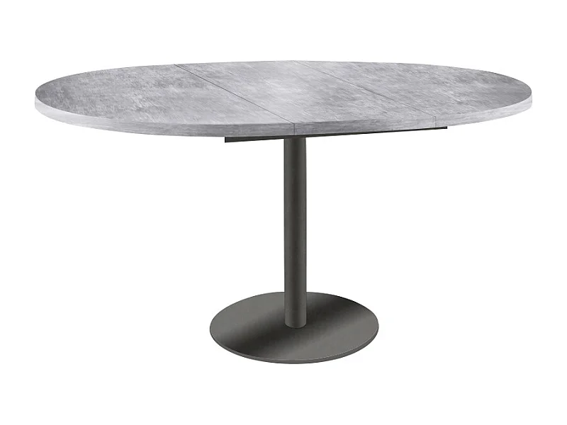 ESSTISCH Borte Bellato Grau / Graphit 100/138 / 100 / 76cm