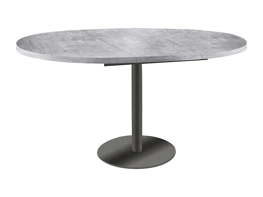 ESSTISCH Borte Bellato Grau / Graphit 100/138 / 100 / 76cm