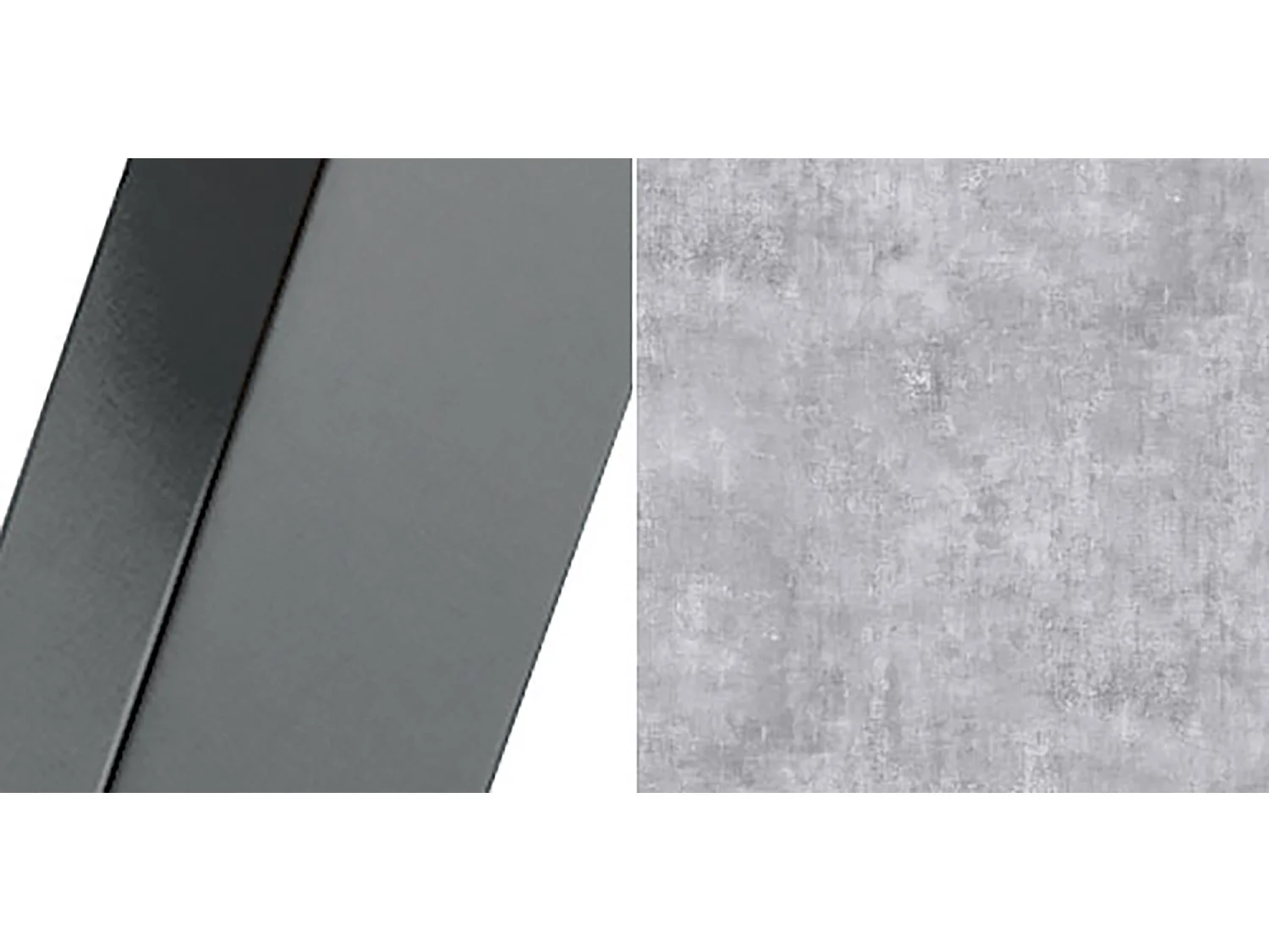 ESSTISCH Borte Bellato Grau / Graphit 100/138 / 100 / 76cm