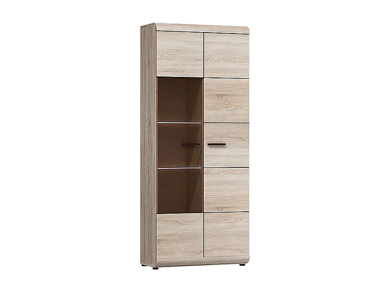 VITRINE Link A Eiche sonoma 80 / 37 / 194 cm