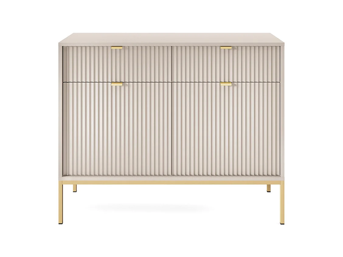 KOMMODE Nova Kaschmir / Gold 104 / 39 / 83cm