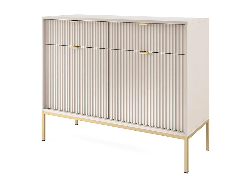 KOMMODE Nova Kaschmir / Gold 104 / 39 / 83cm