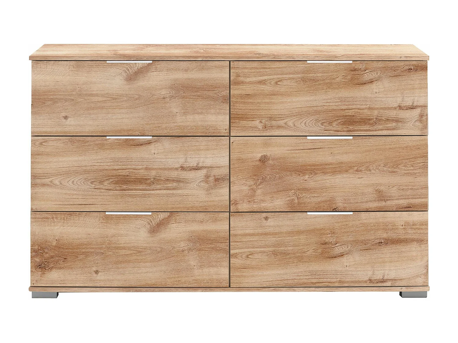 KOMMODE Easy Plus Plankeneiche 130 / 41 / 83cm