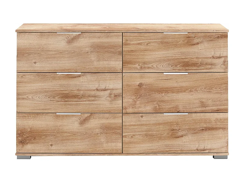 KOMMODE Easy Plus Plankeneiche 130 / 41 / 83cm