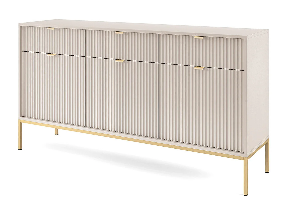 SIDEBOARD Nova Kaschmir / Gold 154 / 39 / 83cm