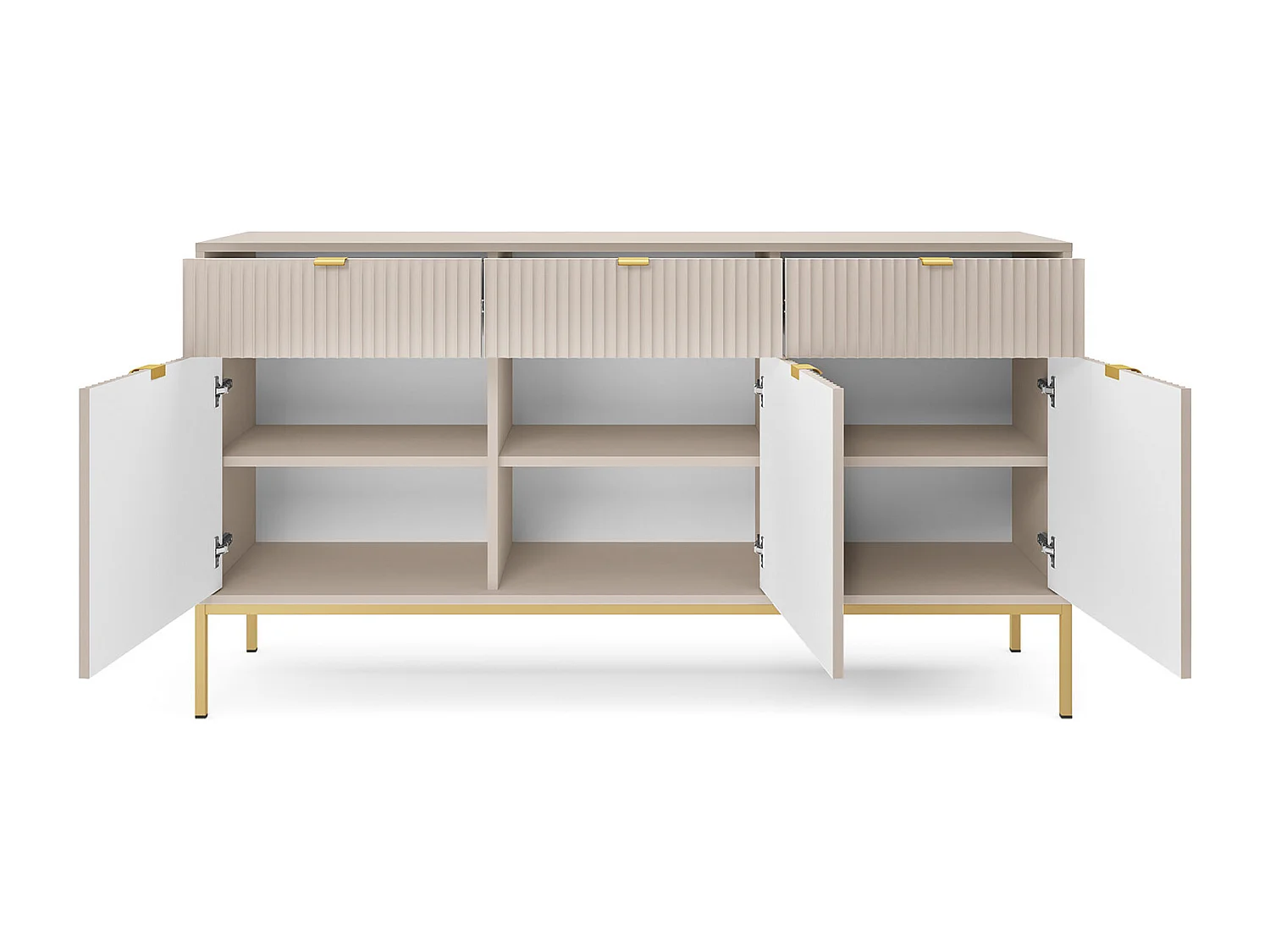 SIDEBOARD Nova Kaschmir / Gold 154 / 39 / 83cm