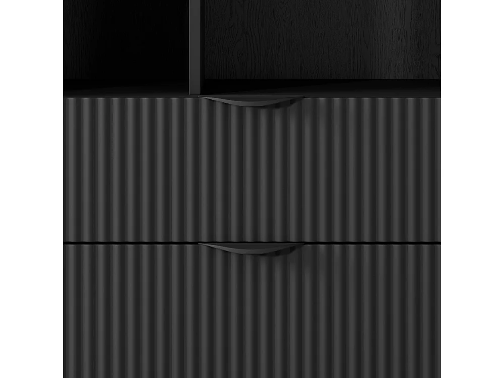 REGAL Lante schwarz 88 / 38 / 194cm