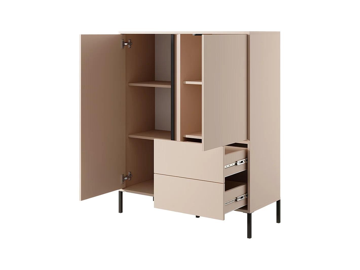 HIGHBOARD Dast beige 103 / 39,5 / 123cm