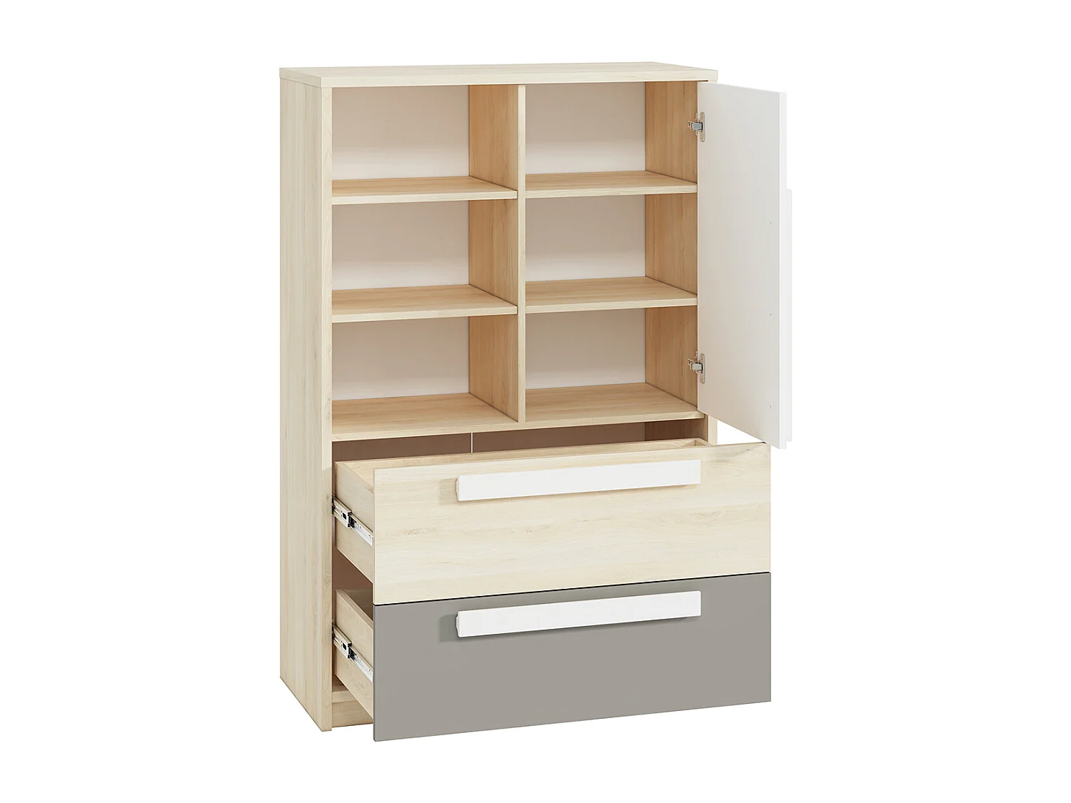 HIGHBOARD Drop Fjord Buche / weiß / grau